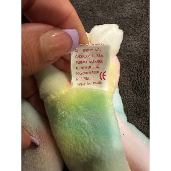 TY Beanie Baby - Hippie - MWMTs Stuffed Animal Toy - Picture 5 of 7